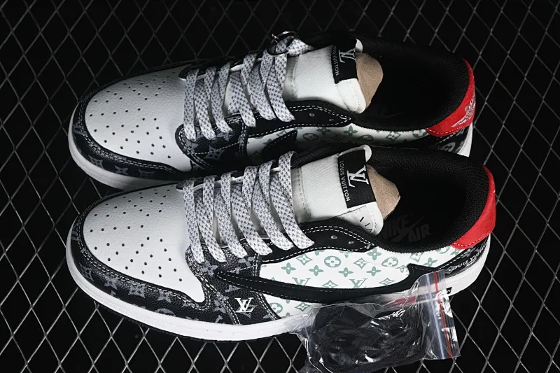 All categories Air Jordan Jordan series basketball shoes Air Jordan 1 Low High-end customized low-top sneakers Air Jordan 1 Low AJ1 Joe 1 joint model High-end customized low-top retro basketball shoes DZ5899-036